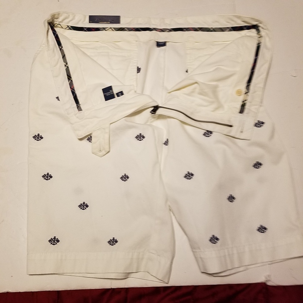 Polo Ralph Lauren Embroidered White Shorts Sz 40